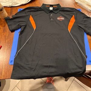 Harley-Davidson Men’s 2XL Black Polo Central Texas Round Rock